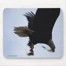 Eagle calvo Mousepad Alfombrilla De Ratones