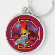 Eagle - № divino 8 del vagabundo llavero personalizado