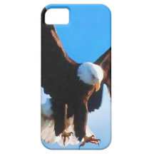 Eagle en vuelo iPhone 5 carcasa