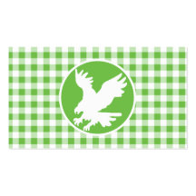 Eagle; Guinga verde Plantilla De Tarjeta De Visita