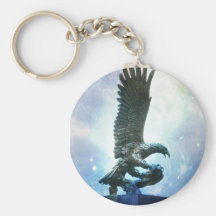 Eagle patriótico llaveros personalizados