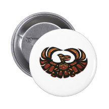 Eagle tribal pin