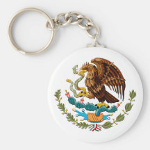 Eagle y emblema de México de la serpiente para los Llaveros Personalizados