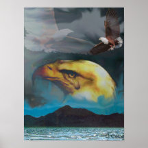 Eagles de elevación impresiones