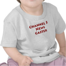 Echador de las noticias del canal 5 camiseta