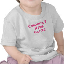 Echador de las noticias del canal 5 camisetas