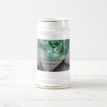 Echeveria contra la cerveza tazas
