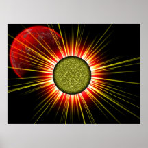 Eclipse lunar impresiones