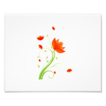 eco abstracto anaranjado graphic.png de la flor impresiones fotograficas
