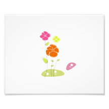 Eco abstracto design.png de dos flores fotografía  