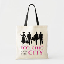 Eco-Moda y la oscuridad de la ciudad Bolsas Lienzo