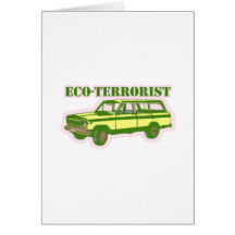Eco-Terrorista Tarjetas