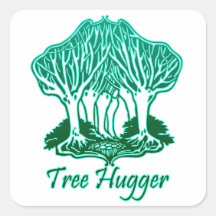 Ecologista de la naturaleza de Hugger del árbol de Colcomania Cuadrada