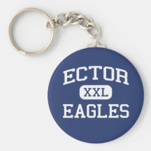 Ector - Eagles - escuela de secundaria - Odessa Te Llaveros Personalizados