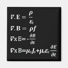 ecuación de la física del maxwell imán de frigorifico