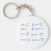 ecuación de la física del maxwell llaveros personalizados