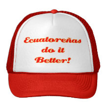 ¡Ecuatoreñas mejora! Gorras