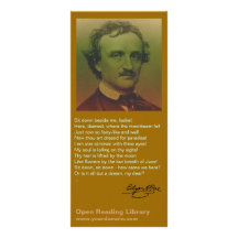 Edgar Allan Poe Tarjetas Publicitarias A Todo Color