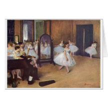 Edgar Degas - aceite 1872 de la bailarina del bail Tarjeton