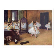 Edgar Degas - aceite 1872 de la bailarina del bail Postales