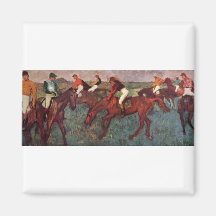 Edgar Degas - antes del tren 1883-90 de los jinete Imanes Para Frigoríficos