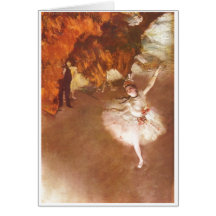 Edgar Degas - bailarina de Prima Rosita Mauri 1878 Tarjeta
