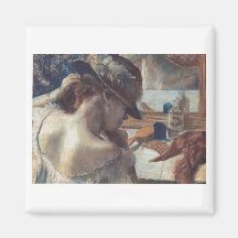 Edgar Degas - en el bailarín de papel del pastel d Imán De Frigorífico