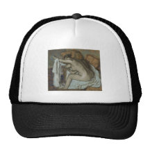 Edgar Degas - mujer que seca el pastel izquierdo d Gorros Bordados