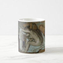 Edgar Degas - mujer que seca el pastel izquierdo d Taza De Café
