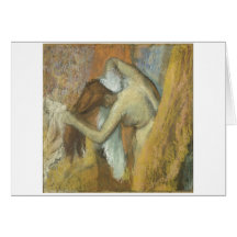 Edgar Degas - pelo 1900-05 de la vanidad de Toilet Tarjeta