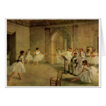 Edgar Degas - ruda Peletier 1872 de Pasillo del ba Felicitacion