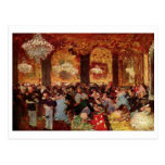 Edgar Degas - teatro del aceite de Menzell de la c Tarjeta Postal