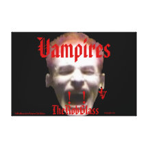 edición de VampireArt TheRobGlass FangsV Vampires  Impresiones De Lienzo