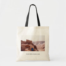 Edificio antiguo, Masada, Israel Bolsas Lienzo