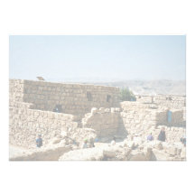 Edificio antiguo, Masada, Israel Invitación