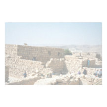 Edificio antiguo, Masada, Israel Papelería Personalizada