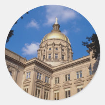 Edificio del capitolio, Atlanta, Georgia, los E.E. Pegatina