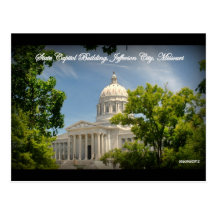 Edificio del capitolio del estado de Missouri Postal