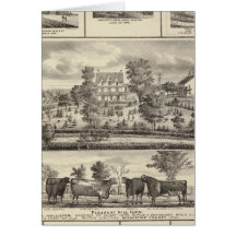 Edificios de la granja de Pleasant Hill en Decorah Tarjetas