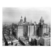 Edificios grandes de la IMPRESIÓN de la FOTO del L
