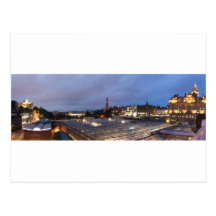 Edimburgo en el crepúsculo tarjetas postales