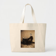 Edison y su fonógrafo 1887 bolsa lienzo
