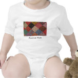 Edredón de remiendo hecho americano patriótico camisetas