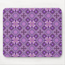 Edredón loco púrpura Mousepad Tapetes De Ratones