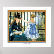 ~ Eduardo Manet de Le Chemin de Fer Posters