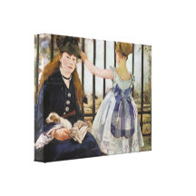 Eduardo Manet - Le Chemin de fer 1873 Lona Estirada Galerias