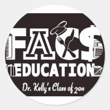 Educación de FACS Pegatina