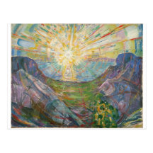 Edvard Munch - The Sun, 1916 Tarjeta Postal