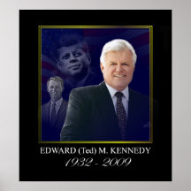 Edward Kennedy con Jack y Bobby Poster