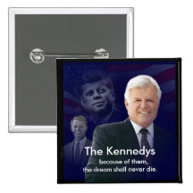 Edward (Ted) Kennedy con Jack y la horquilla Pin